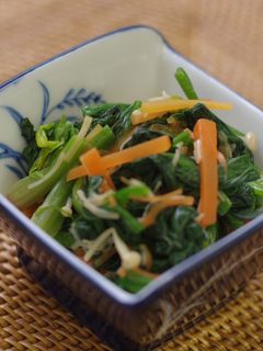 ほうれん草のなめたけ和え-レシピのメイン写真