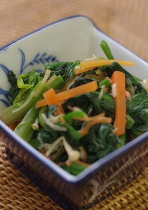 ほうれん草のなめたけ和え-レシピのメイン写真