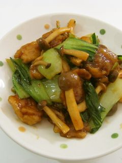 チンゲン菜と豚肉の中華風ピリ辛炒め-レシピのメイン写真