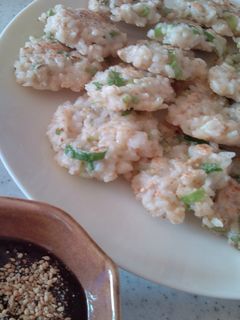 余りご飯に粉をパッ!簡単おやき-レシピのメイン写真