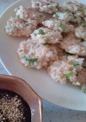 余りご飯に粉をパッ！簡単おやき-レシピのメイン写真