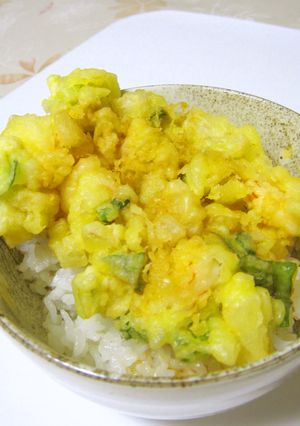甘～いタレで海老かき揚げ天丼★-レシピのメイン写真