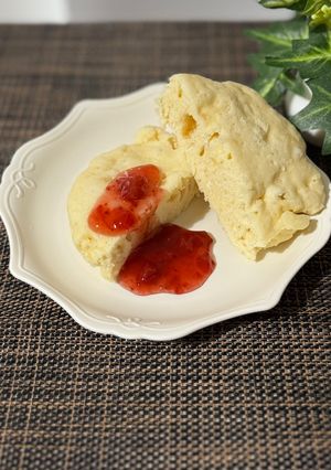 薄力粉とBPで大さじ計量の簡単な蒸しパン-レシピのメイン写真