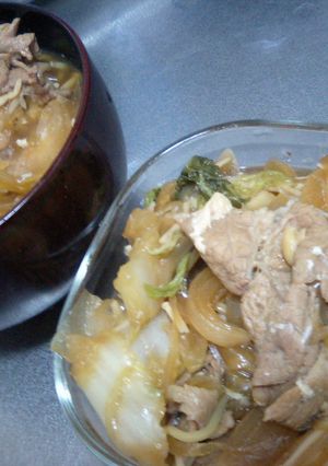 豚の生姜焼き風鍋☆-レシピのメイン写真