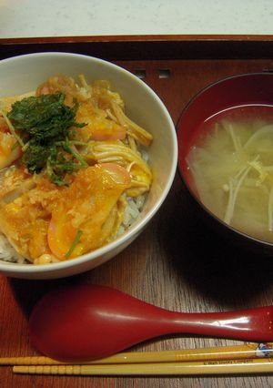 コクうま♪ 我が家のたぬき丼-レシピのメイン写真