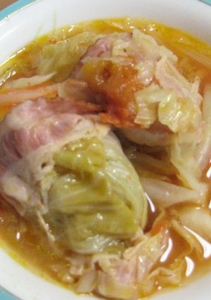 トマトとお酢で煮込んだロールキャベツ-レシピのメイン写真