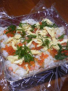 簡単!鮭&いくらちらし寿司-レシピのメイン写真