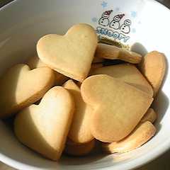รูปของ ❤基本のプレーンクッキー❤バレンタイン