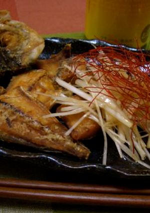 アジの開きの唐揚げ! ネギポン酢で!!-レシピのメイン写真