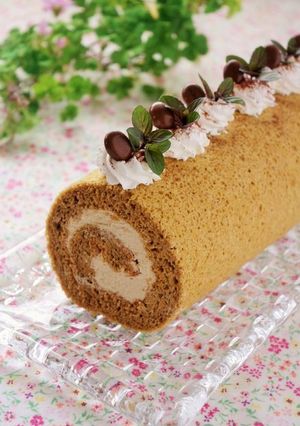 シナモン薫る♪コーヒーロールケーキ-レシピのメイン写真