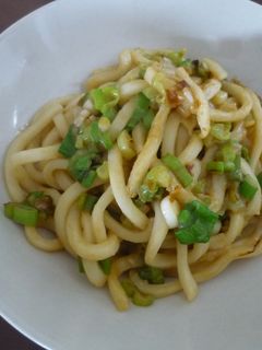 ねぎ味噌焼きうどん-レシピのメイン写真