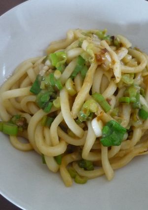 ねぎ味噌焼きうどん-レシピのメイン写真
