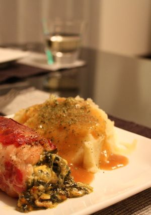 鶏胸肉のほうれん草巻き-レシピのメイン写真