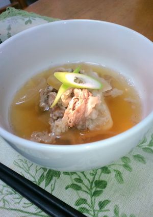 ちょ～簡単☆牛めしの具から出来た雑煮-レシピのメイン写真