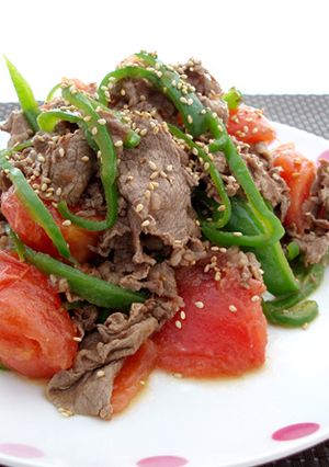 牛肉と野菜のあっさりあえ-レシピのメイン写真