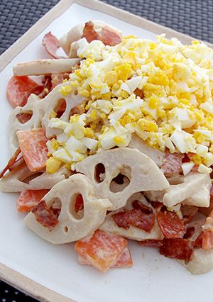シャキシャキれんこんサラダ-レシピのメイン写真