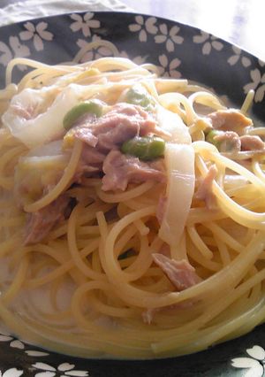和風豆乳パスタ-レシピのメイン写真