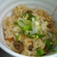 焼肉風味の炊き込みご飯