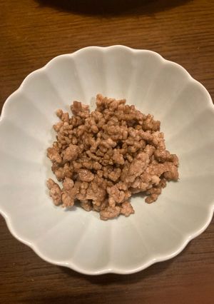 ひき肉とトマトのバターポン酢焼き-レシピのメイン写真