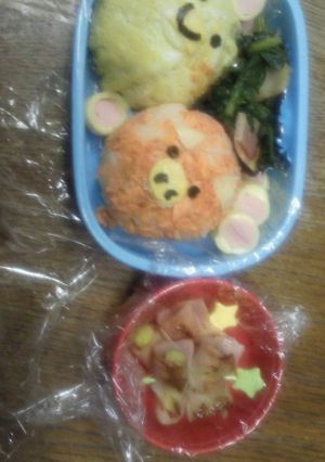 豚とひよこのお弁当-レシピのメイン写真
