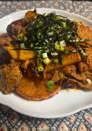 豚バラキムチ大根-レシピのメイン写真