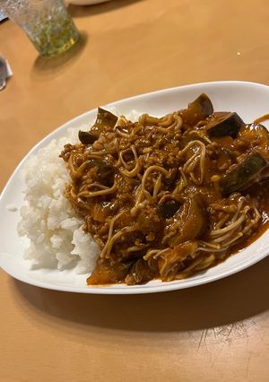 無水カレー(ナスとえのき)-レシピのメイン写真