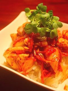 鶏キムチ丼-レシピのメイン写真