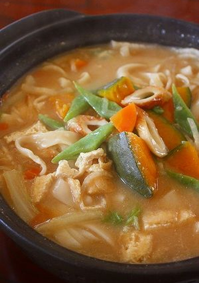 ふるさとの味、かぼちゃのほうとう-レシピのメイン写真