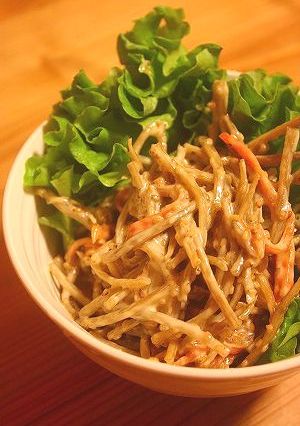 きんぴらごぼうで簡単サラダ-レシピのメイン写真
