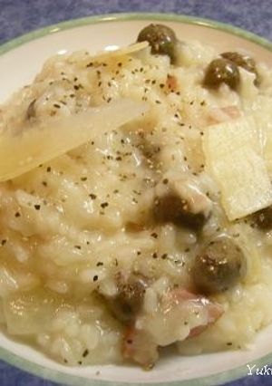 むかご入りチーズリゾット-レシピのメイン写真