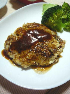 白菜でジューシー♫♬ 豆腐ハンバーグ-レシピのメイン写真