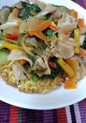 あんかけ焼きそば∞パリふわ麺の作り方∞-レシピのメイン写真