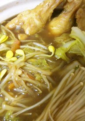 簡単☆一人鍋 ~カレー鍋編~-レシピのメイン写真