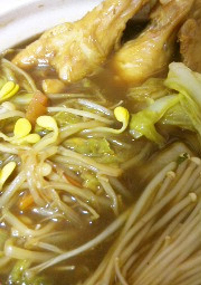 簡単☆一人鍋　～カレー鍋編～-レシピのメイン写真