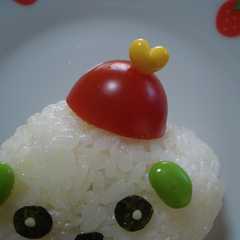 รูปของ ❤トマトぼうし❤キャラ弁(≖益≖)