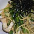 簡単!エリンギとオクラの和風パスタ*