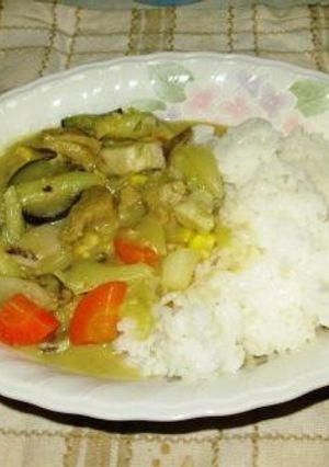 冬野菜と大豆ミートのホワイトカレー♪-レシピのメイン写真