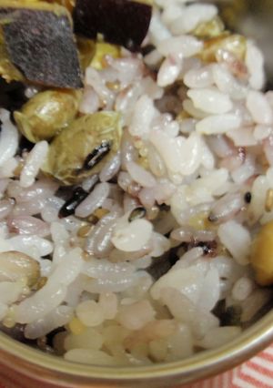 青大豆入り雑穀ごはん-レシピのメイン写真