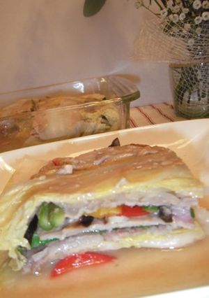 豚バラ肉と野菜のミルフィーユ-レシピのメイン写真
