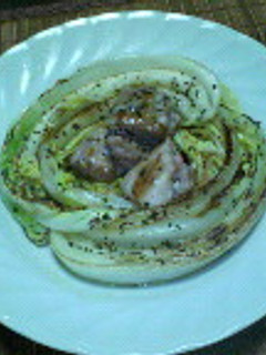 焼いてかけるだけ!白菜ステーキ♪-レシピのメイン写真