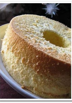 ふわふわしっとりシフォンケーキ-レシピのメイン写真