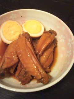 和風☆鶏手羽と卵の煮つけ-レシピのメイン写真