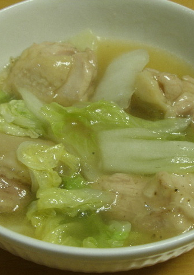 白菜と鶏肉の治部煮風鍋-レシピのメイン写真