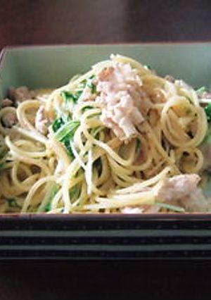 ズボラ風ごましゃぶパスタ-レシピのメイン写真