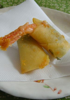 ＊サクサクえびチーズ春巻き＊-レシピのメイン写真