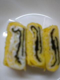 お弁当用卵焼き(味付けのり)-レシピのメイン写真
