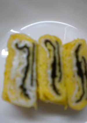 お弁当用卵焼き（味付けのり）-レシピのメイン写真