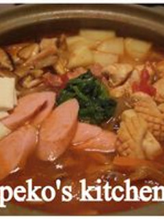 家族絶賛❤トマト鍋❤ちーずワンタン入り-レシピのメイン写真