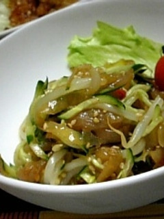 ・・くらげの中華風サラダ・・-レシピのメイン写真