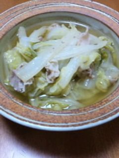 白菜と豚バラのあっさり煮-レシピのメイン写真